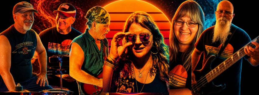 Rust and Ruin full band sunset photo